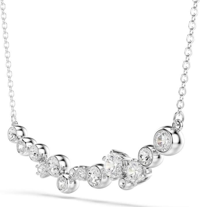 Immagine prodotto Swarovski Constella Halskette Verschiedene Schliffe Weiss Rhodiniert (Metallo Swarovski)