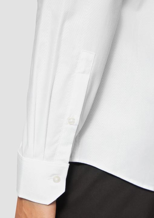 Immagine prodotto s.Oliver Hemd Tailored Fit: Elastisches Baumwollhemd mit Strukturmuster (40)
