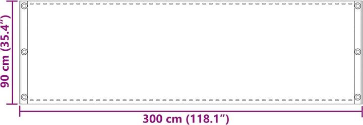 Produktbild vidaXL Balkonsichtschutz (300 cm)