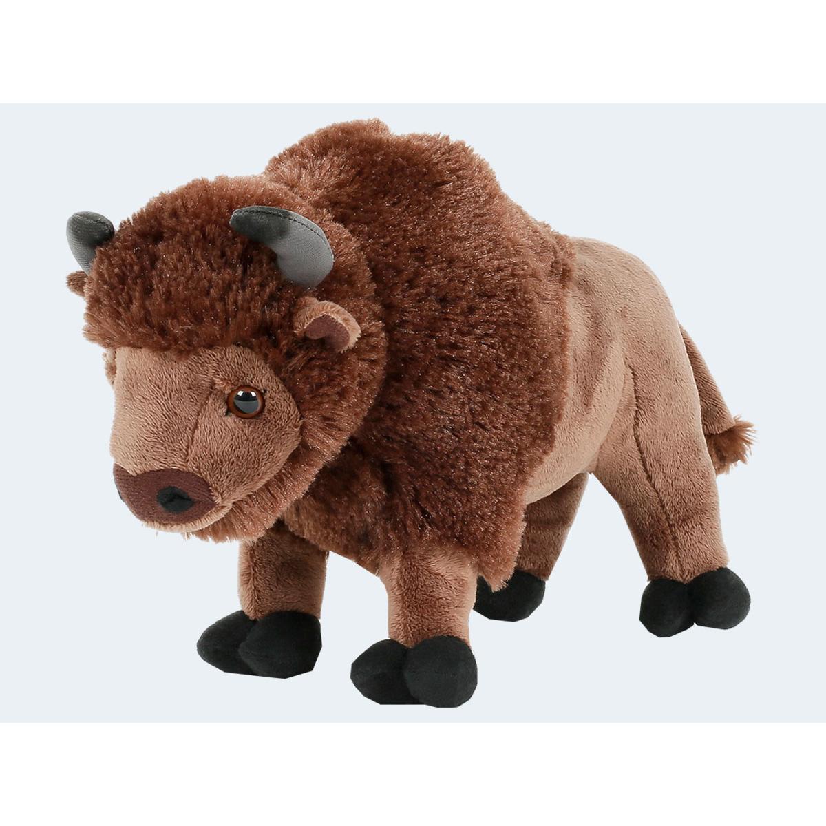 Semo Plüschtier Bison 25 cm, Kuscheltiere Stofftiere Büffel Wisent Prärie Tiere Steppe (25 cm) (CWV-11TB06)