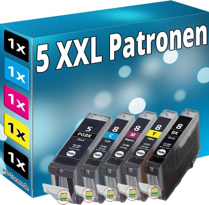 Produktbild Druckfuxx DRUCKER PATRONE +CHIP für CANON MX700 MX850 MP600r MP800r IX4000 IX500