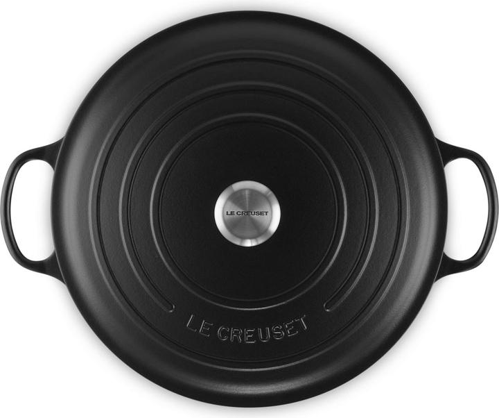 Immagine prodotto Le Creuset Creuset Braadpan Signature Mat Zwart - 34 cm / 12 litri (34 cm, Pirofila + casseruola, Ghisa)