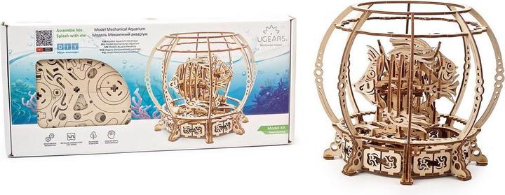 Produktbild Ugears 70155 - Aquarium Holz-Modellbausatz