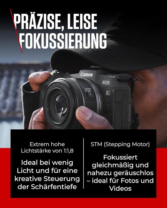 Immagine prodotto Canon RF 50mm f/1.8 STM (Canon RF, Full frame)