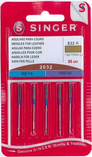 Produktbild Singer Nadel N2044S - 12/80-14/90 Blister 5St. Stickerei