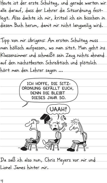 Produktbild Gregs Tagebuch 1. Von Idioten umzingelt! (Deutsch, Jeff Kinney, 2008)