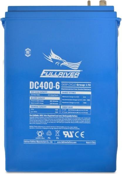 Actual product image Fullriver AGM battery DC400-6 (6 V, 415 Ah)