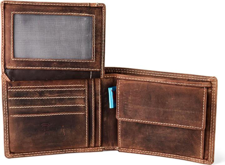 Actual product image Jack kinsky Baltimore billfold with flap