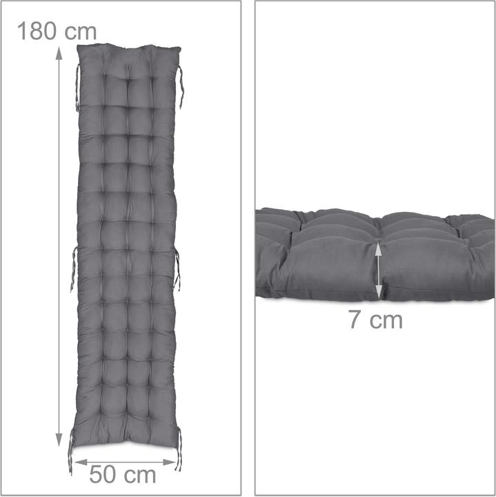 Immagine prodotto Relaxdays cuscino-panca (50 x 180 cm)