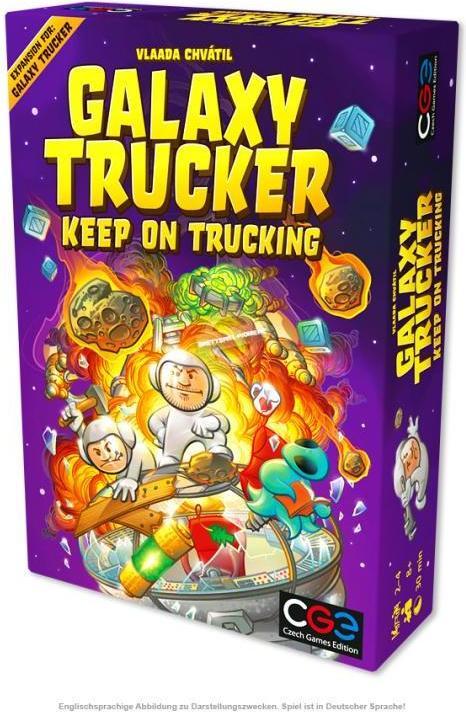 Actual product image Czech games edition CZ118 - Galaxy Trucker 2nd Edition: Immer weiter!, Brettspiel, für 2-4 Spieler (DE-Erweiterung) (German, 2 - 4 Players)