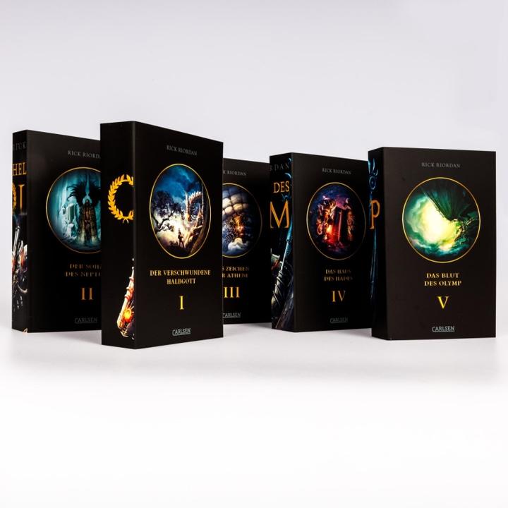 Actual product image Helden des Olymps: Taschenbuchschuber Bände 1-5 (Rick Riordan., German)