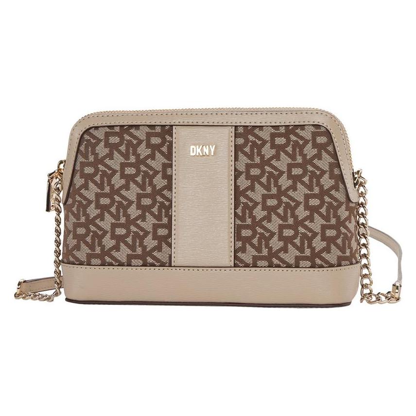 Dkny, Damen, Handtasche, Umhängetasche Bryant Park Crossbody Chino / Lt Khaki Hellbraun, Beige, Braun