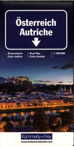 Actual product image Austria road map 500000