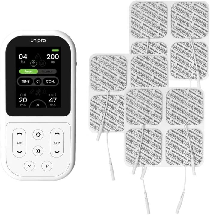 TensCare Flexistim 12 Elektrodepakket mit TENS-, EMS-, IFT- und Mikrostromprogrammen