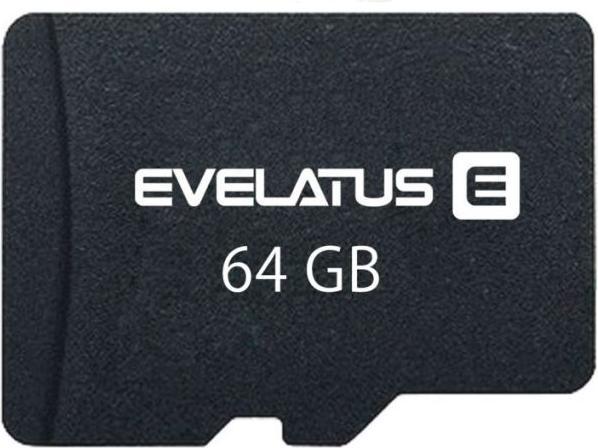 Actual product image Evelatus Micro Card SD 64GB 3.0 EMC01 W:20mb/s R:60mb/s (64 GB, microSDXC)