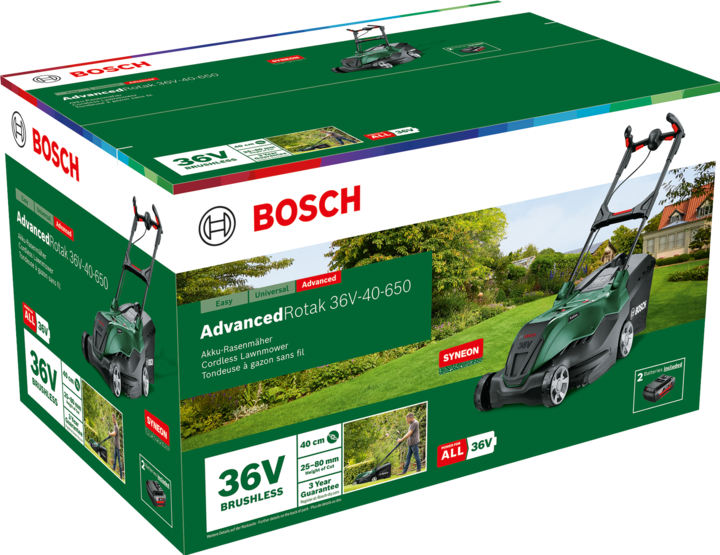 Image du produit Bosch Home & Garden AdvancedRotak 36V-40-650 (Fonctionnement sur batterie)