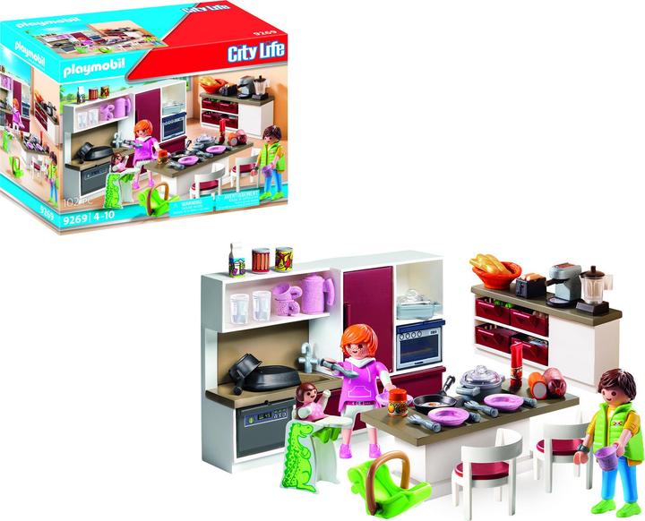 Produktbild Playmobil Grosse Familienküche (9269, Playmobil City Life)