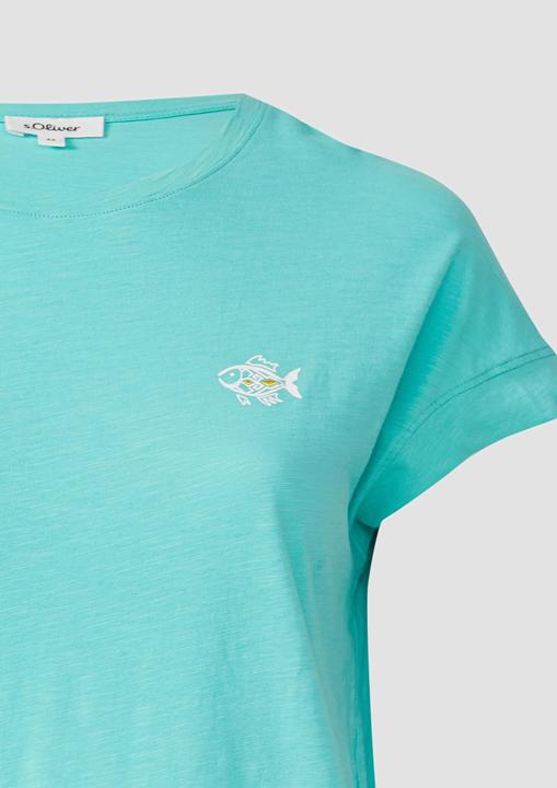 Produktbild S.Oliver T-Shirt T-Shirt im Relaxed Fit mit kleinem Artwork (46)