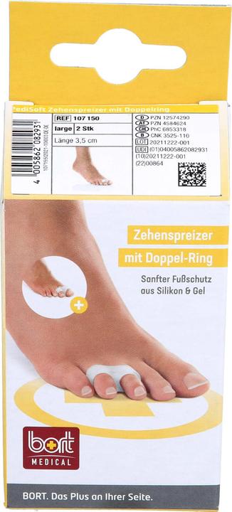 Image du produit Bort Medical PediSoft Zehenspreizer L mit doppel Ring (Bain de pieds, 498.67 ml)