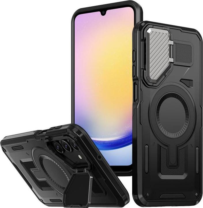 Actual product image Techsuit - CamVault MagSafe - Samsung Galaxy A25 5G - Black (Samsung Galaxy A25 5G)