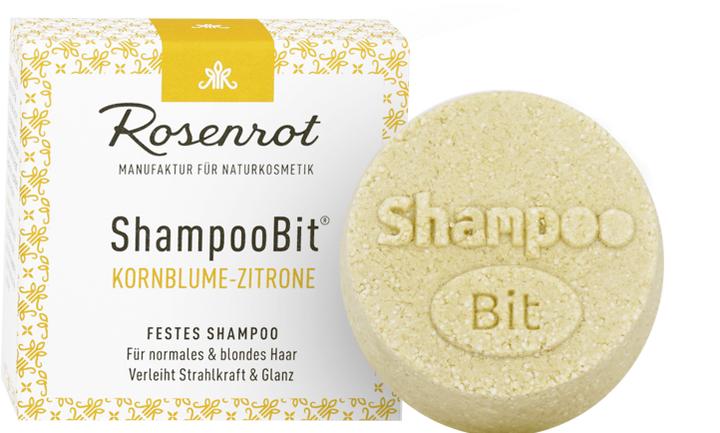 Actual product image Rosenrot ShampooBit Cornflower Citr. (Solid shampoo)