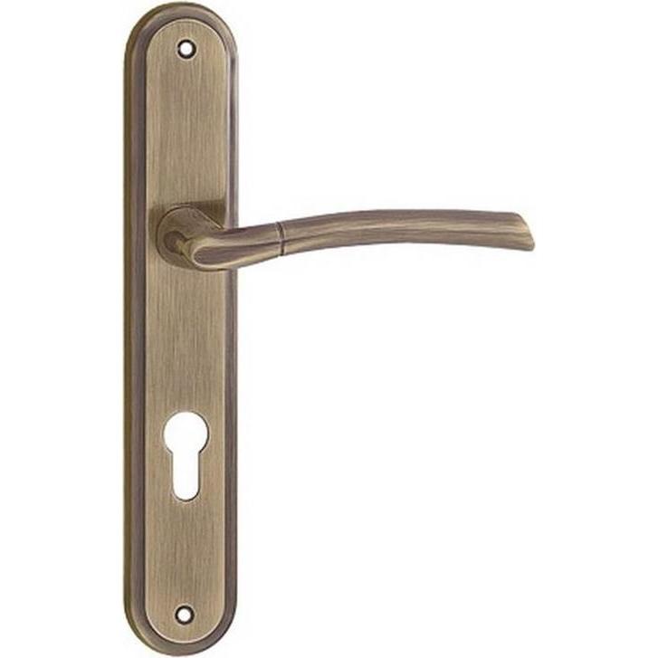 Metal-Bud, Maniglia per mobile, Maniglia per porta Zorba 72 mm in ottone antico