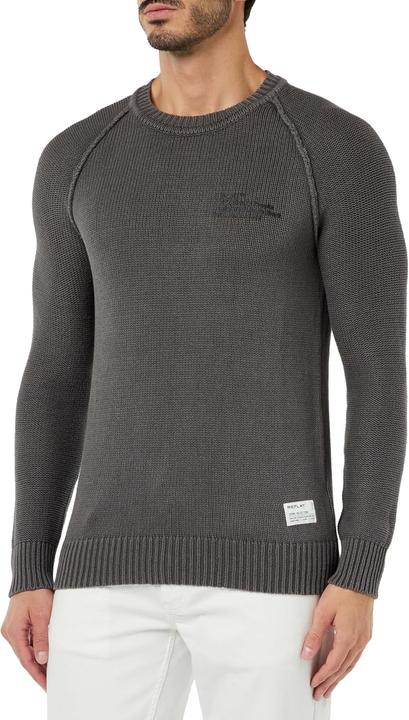 Produktbild Replay Herentrui regular fit, 294 Stone Grey., M (M)