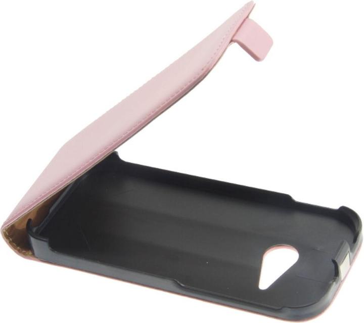 Immagine prodotto OEM Custodia Slim Leather Flip HTC M8 mini rosa (HTC One Mini 2)