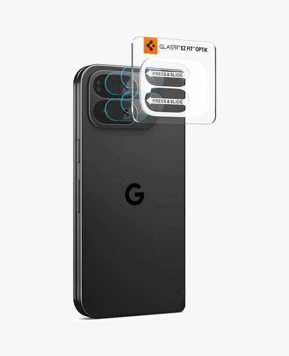 Produktbild Spigen Glass tR EZ Fit Optik 2er-Pack Kameraschutz für Google Pixel 10 Pro Fold (2 Stk., Google Pixel 10 Pro Fold)