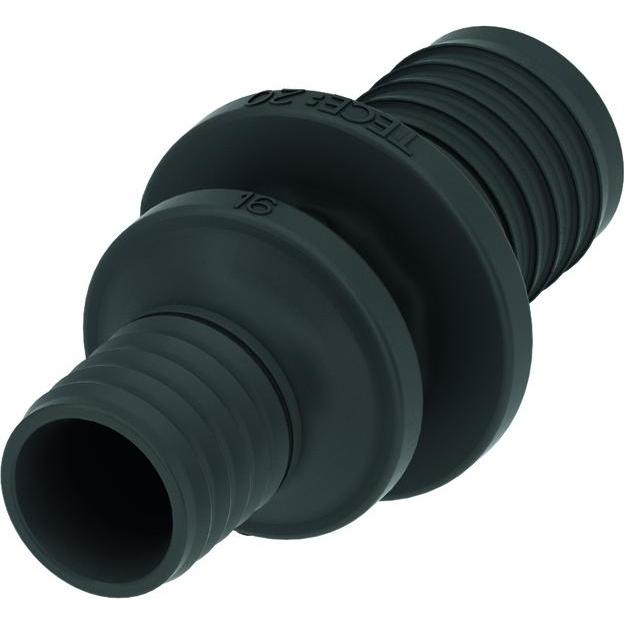 TECE, Rohrverbindungstechnik, TECEflex Kupplung reduziert 25 x 20 PPSU 736505 (Pressverbindung)
