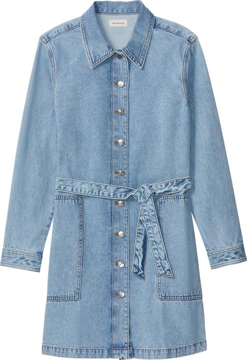 Image du produit Calvin Klein Robe courte en jean ceinturée (M)