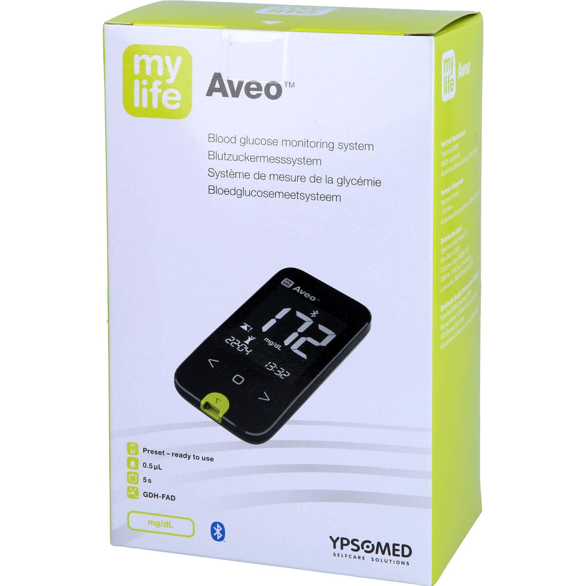 Mylife, Bluttest, Aveo Mg/dl Blutzmes, 1 St (Blutzuckermessgerät)