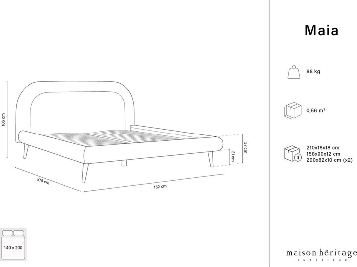 Actual product image Maison Heritage Maia (140 x 200)