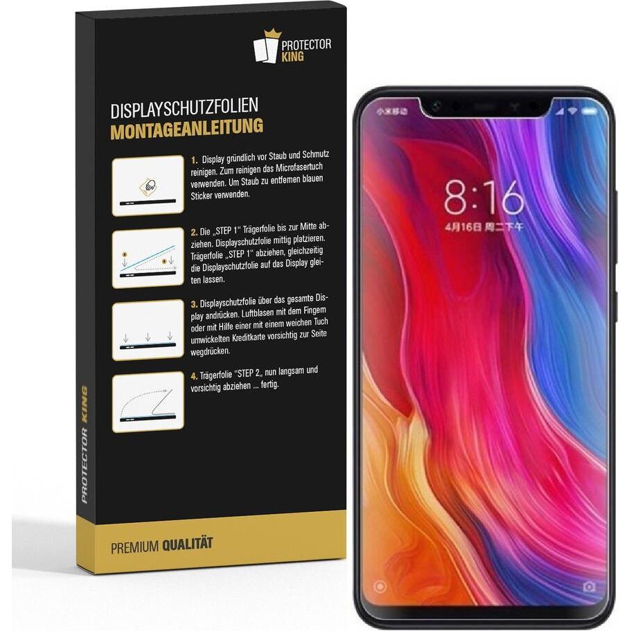 Thumbnail - Protectorking 6x Premium Displayschutzfolie Matt Entspiegelt (6 Stück, Xiaomi Mi 8 SE), Smartphone Schutzfolie