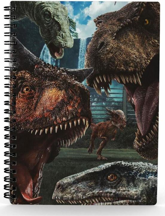 SD Toys Jurassic World notebook with 3D effect selfie (A5)