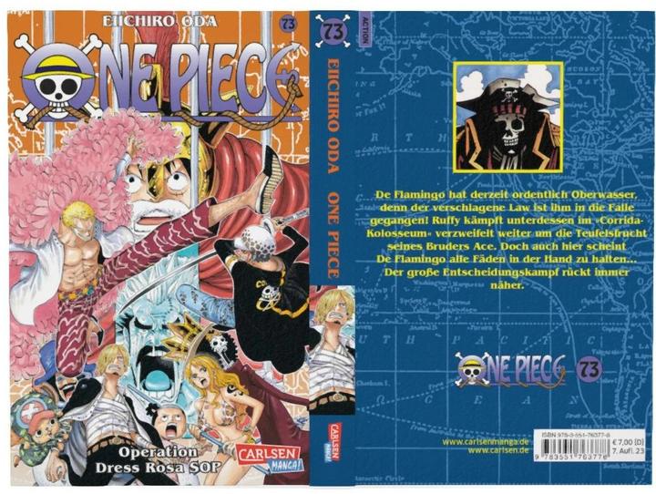 Image du produit One Piece, Band 73. Operation Dress Rosa SOP (Allemand, Eiichiro Oda, 2015)
