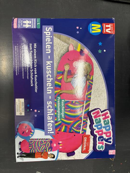 Produktbild MediaShop Happy Nappers Einhorn pink | Large 6-12 Jahre | Spielen - kuscheln- schlafen | Kinderschlafsack (137 cm)