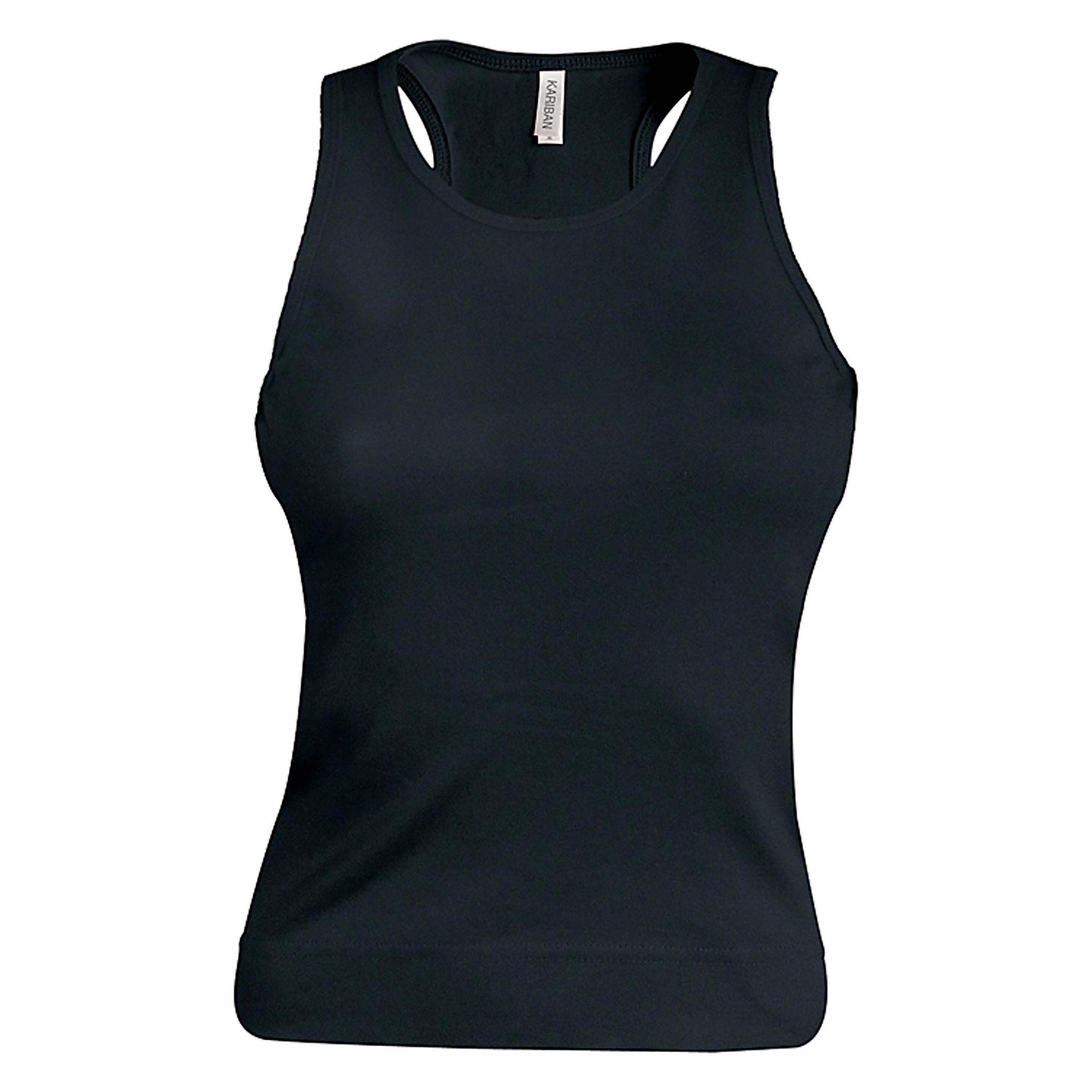 Kariban, Damen, Sportshirt, Angelina (Xs), Schwarz, Xs