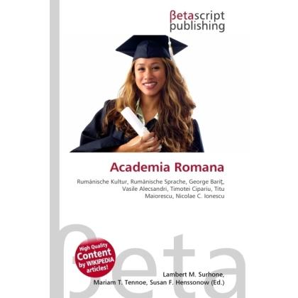 Academia Romana, Fachbücher