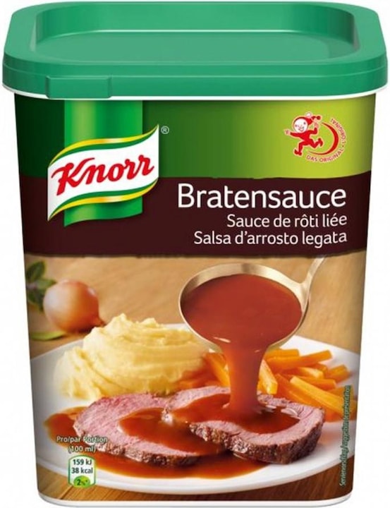 Image du produit Knorr Sauce de rôti granulée en boîte, pour les plats de viande, condiment idéal pour le boeuf (850 g)