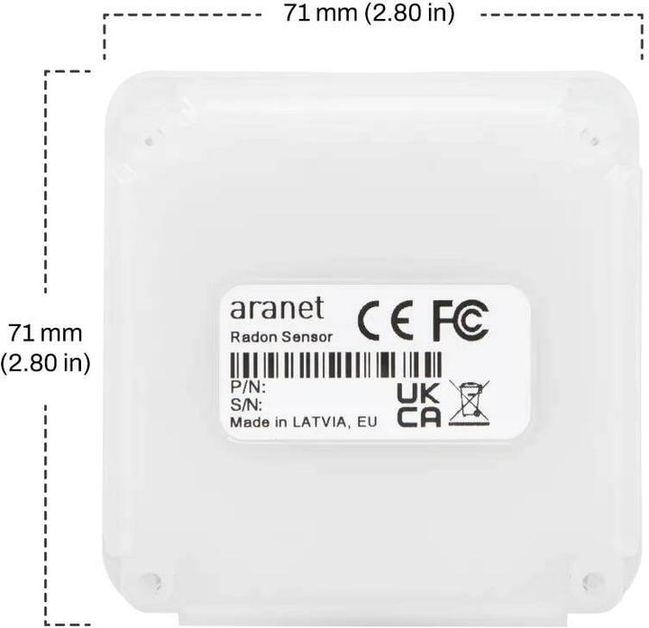 Actual product image Aranet Radon PLUS HOME Sensor, Bluetooth