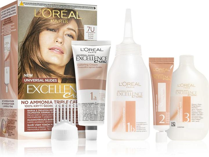 Image du produit L'Oréal Paris L'OrÃ©al Paris - Permanent hair color Excellence Universal Nudes Excellence 48 ml - Nuance : 7Uond (7Uond)