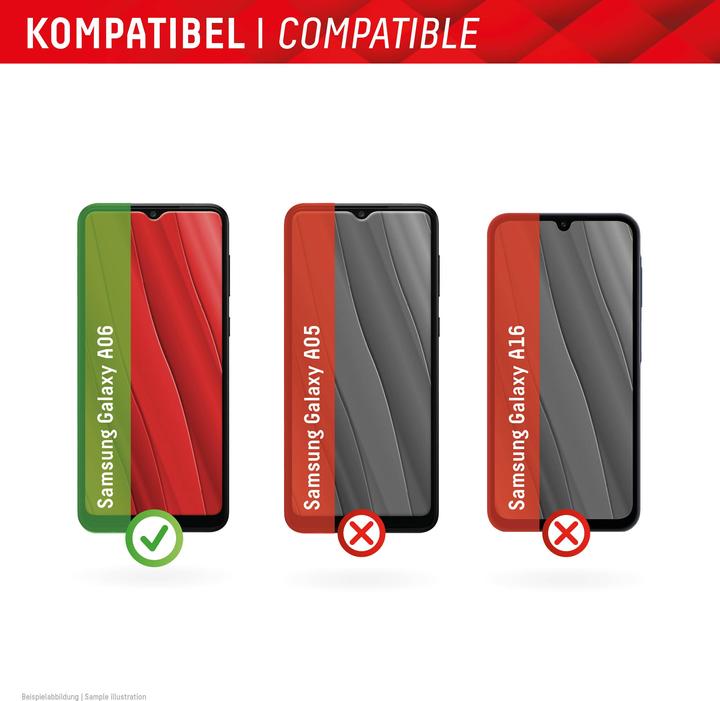 Actual product image Displex Smart Glass, Displayschutzfolie (1 Piece, Samsung Galaxy A06)