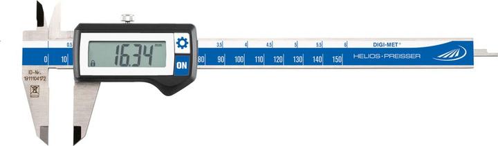 Helios Preisser Digital pocket caliper 200mm with data output (20 cm)