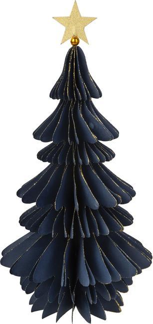 MICA Living Tanne gefächert blau - ca. 18 x 36 cm