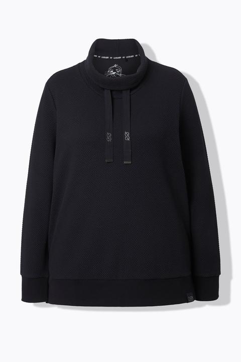 Produktbild Laurasøn Sweatshirt mit hohen Kragen, Langarm, Jaquard Ware (42)