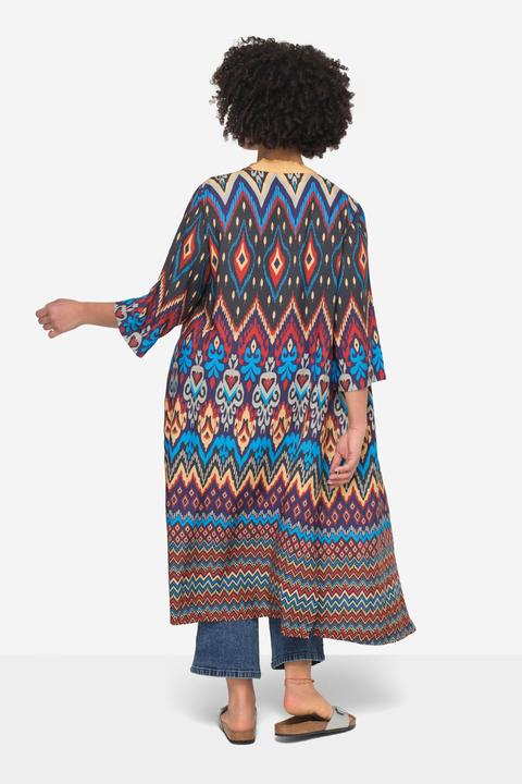 Produktbild Angel of Style Kimono, grafischer Druck, offene Form, weite 3/4-Ärmel (50)