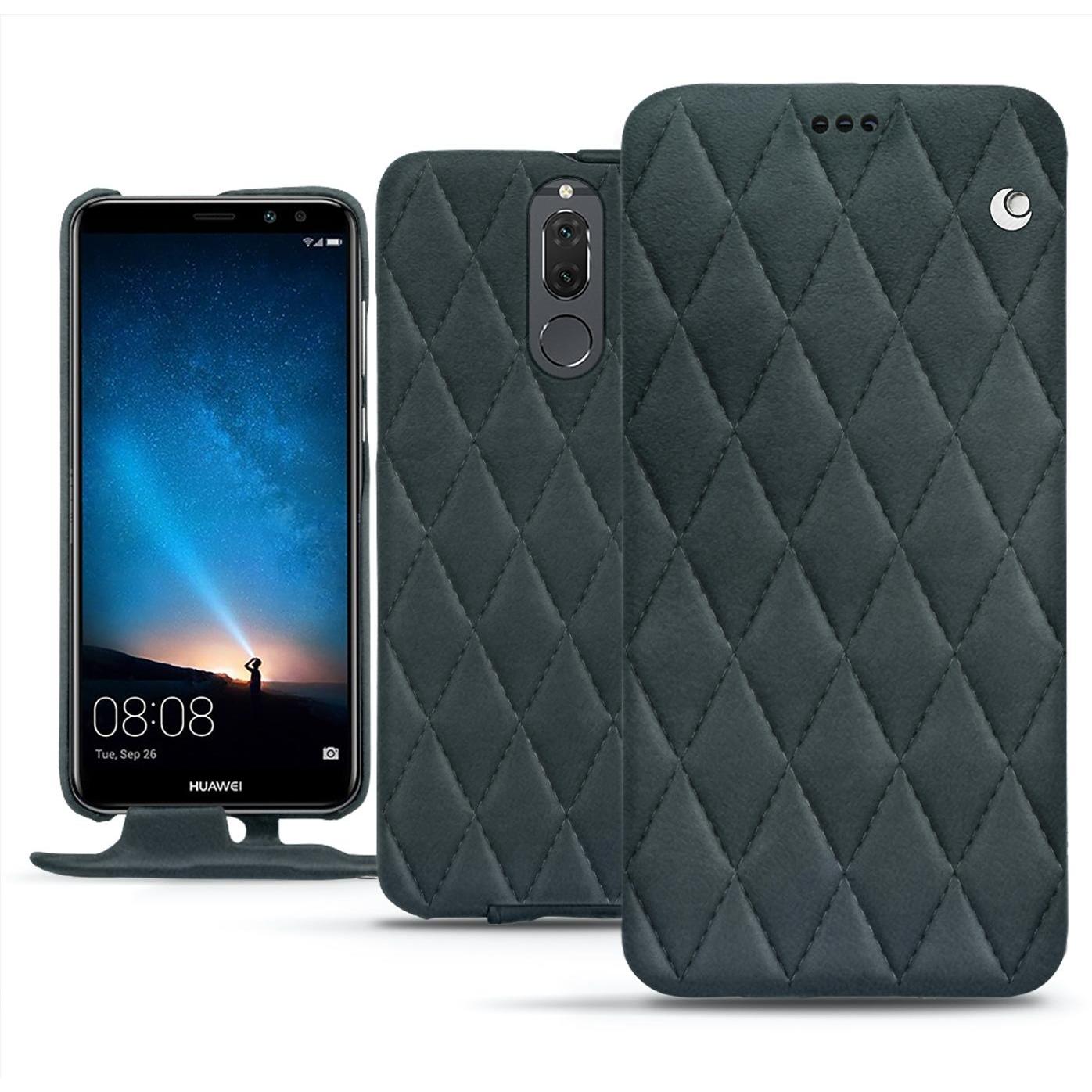 Thumbnail - Noreve Lederschutzhülle vertikal (Huawei Mate 10 Lite), Smartphone Hülle, Blau