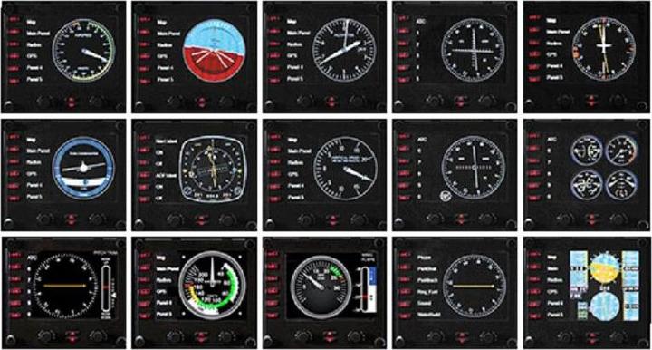 Actual product image Logitech G Saitek Pro Flight Instrument Panel (PC)