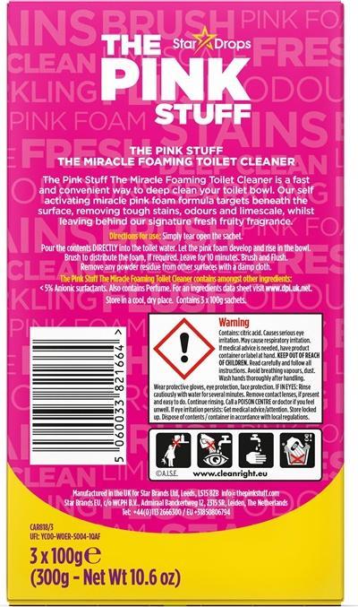 Immagine prodotto The Pink Stuff Detergente per WC miracoloso e schiumoso